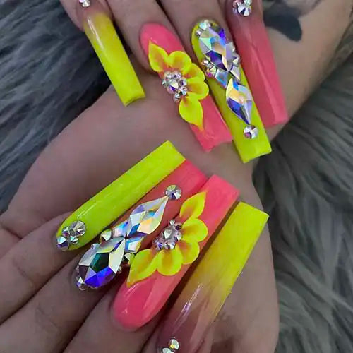 Sparkling Swarovski Nails for a Glamorous Look