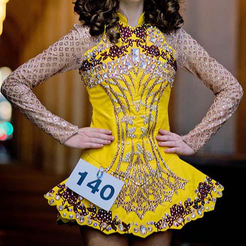 Create Striking Irish Dance Dress Designs with Preciosa Hotfix Crystals