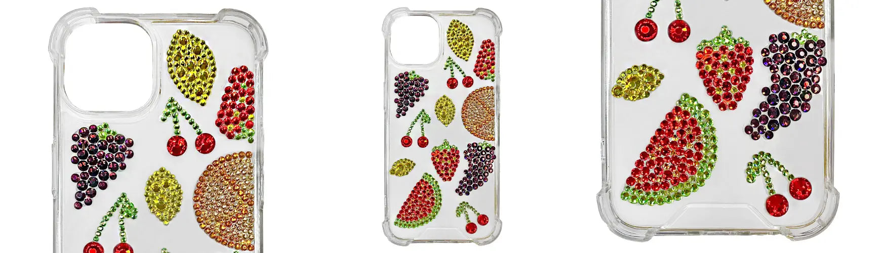 Estella Crystals Fruit Themed Phone Case Rhinestone Embellishment Project