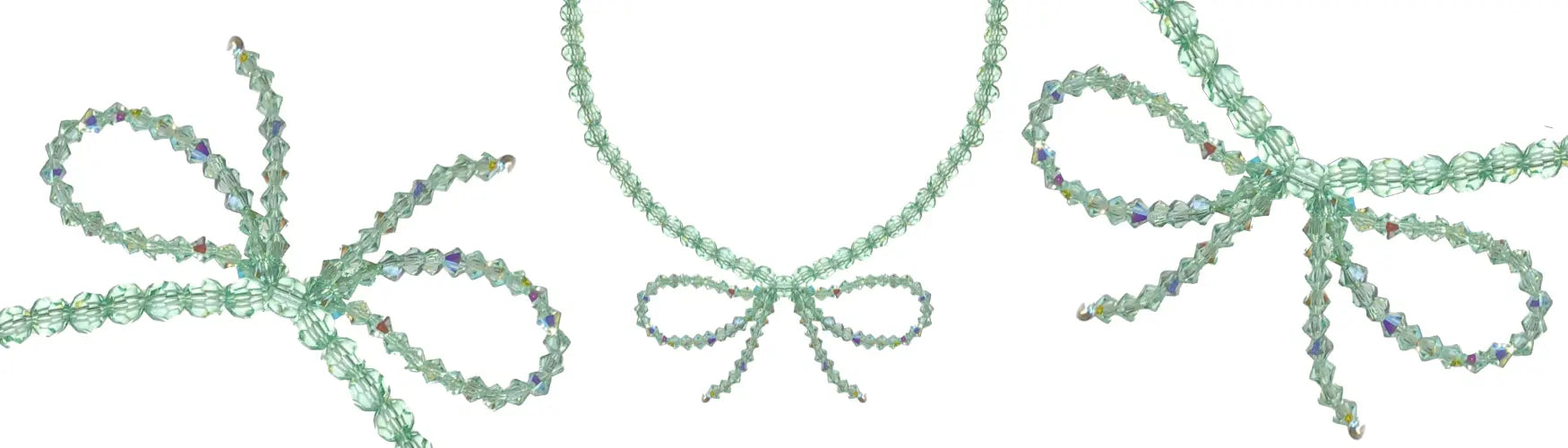 Preciosa Crystals Bead Bow Choker Jewellery Project