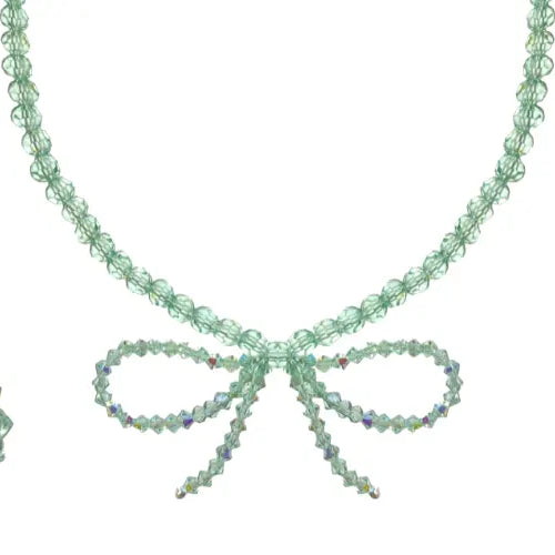 Preciosa Crystals Bead Bow Choker Jewellery Project