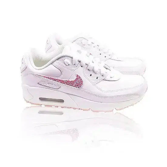 Nike Air max footwear rhinestone embellishment with Preciosa Crystals from Bluestreak Crystals.