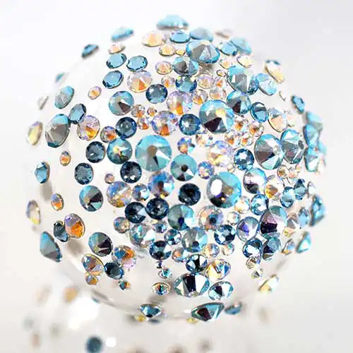 Create a Super-Sparkly Christmas Tree with Swarovski Crystal Embellished Baubles