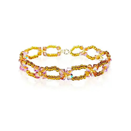 Preciosa Beads Topaz Bracelet Jewellery Making Project