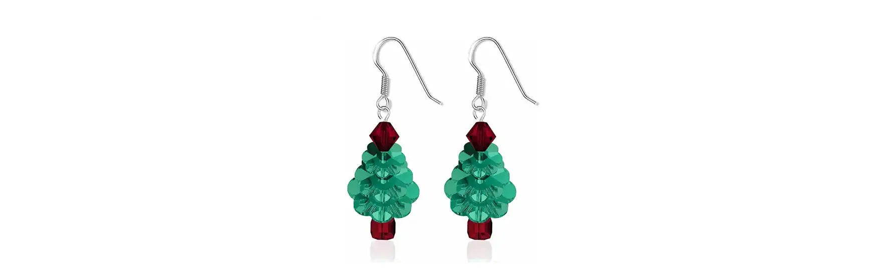 Christmas Tree Earrings Project With Serinity Beads