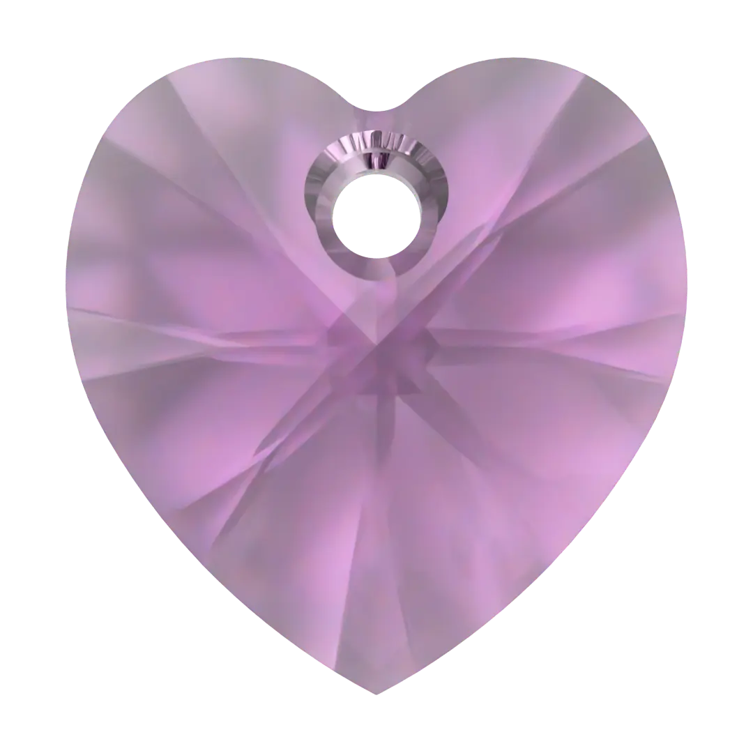 Serinity Pendants Heart (6228) Amethyst