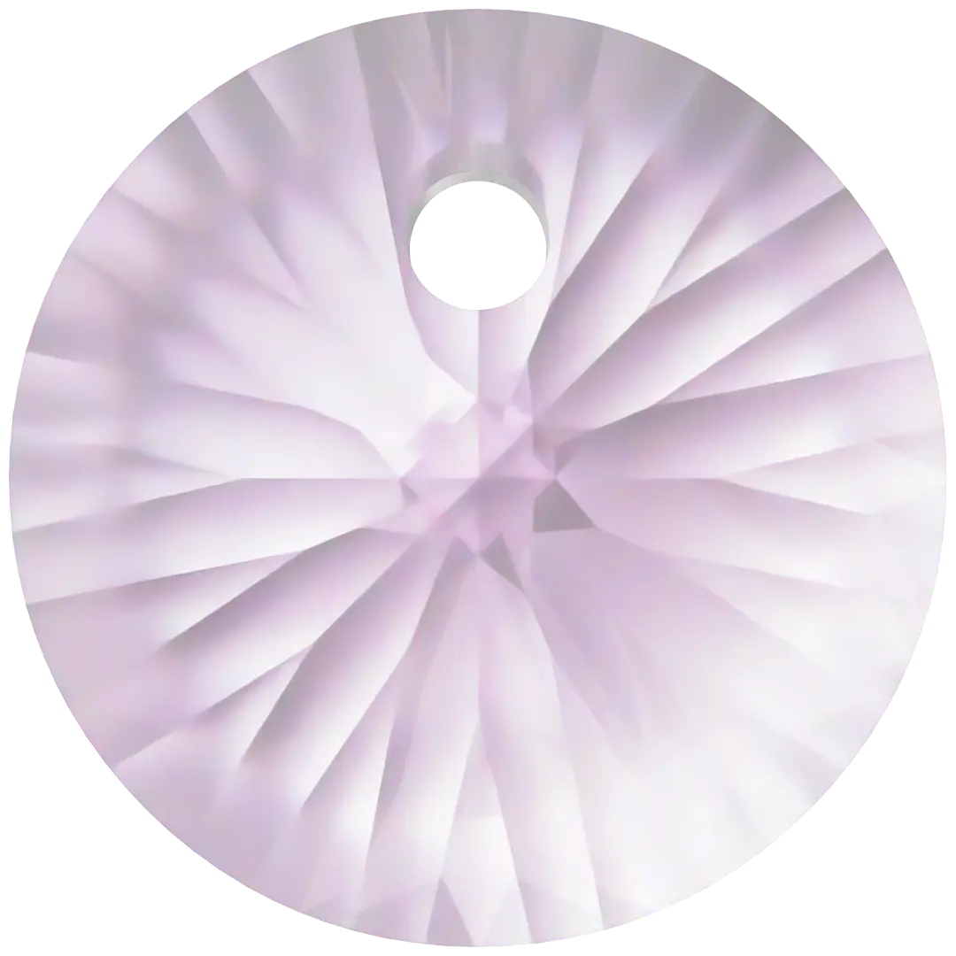 Swarovski Pendants Xilion Round (6428) Light Amethyst