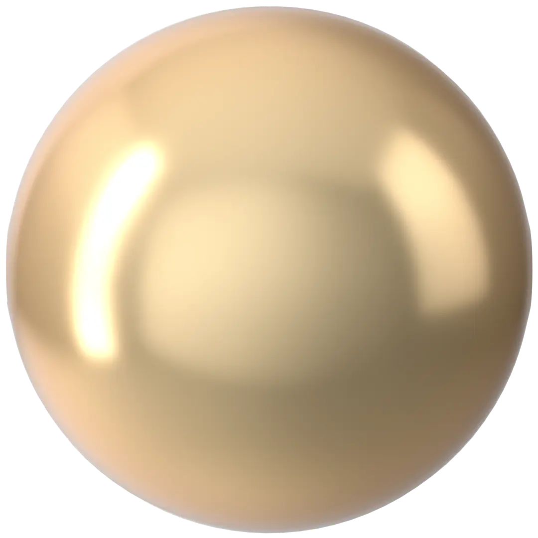 Swarovski Pearls Round (5810) Crystal Light Gold