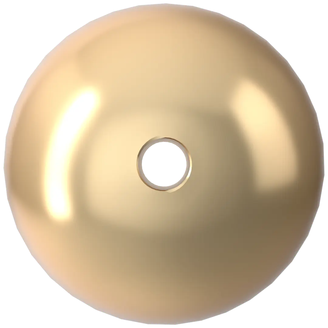 Swarovski Pearls Round (5810) Crystal Light Gold