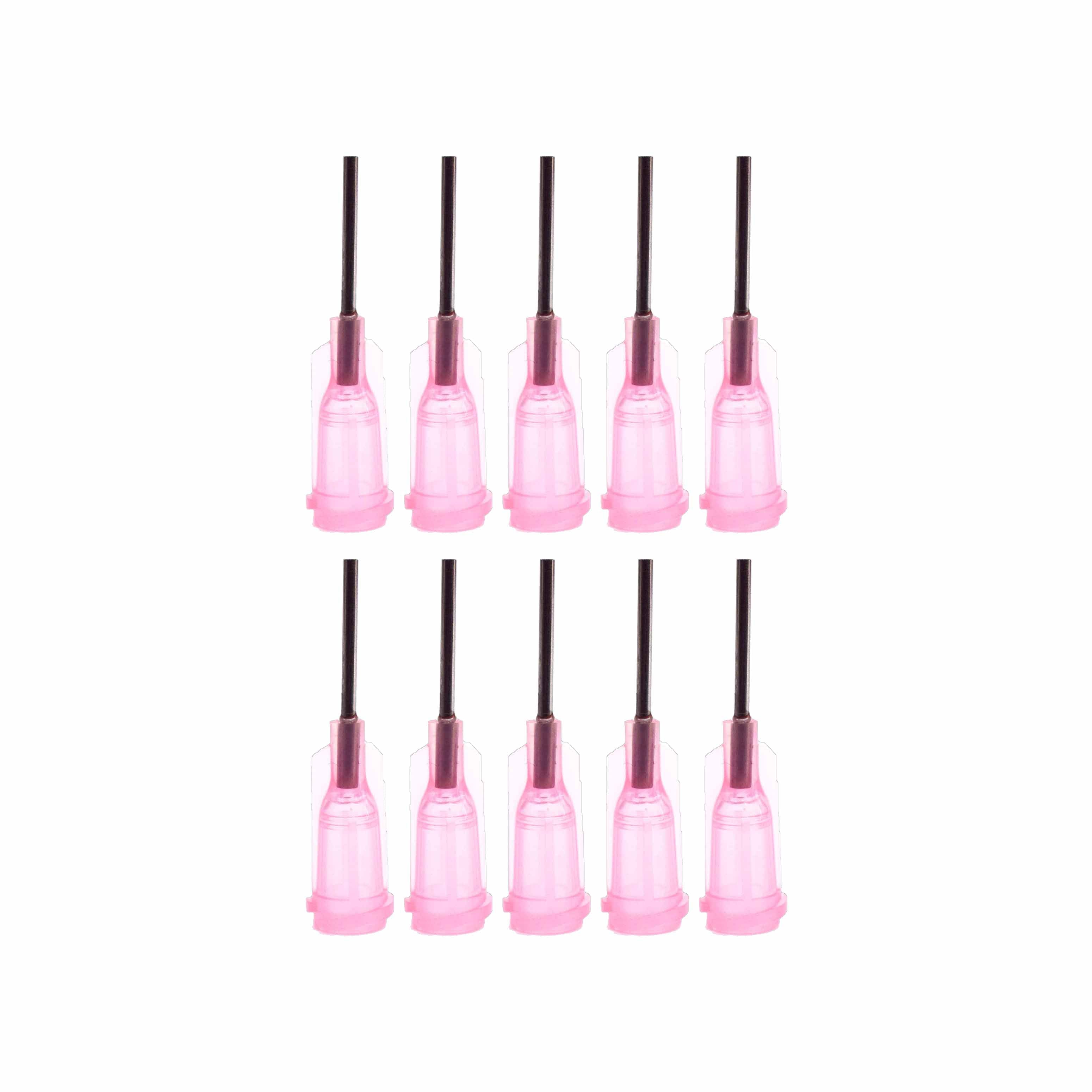 Syringe Dispensing Tips Pink 18 Gauge