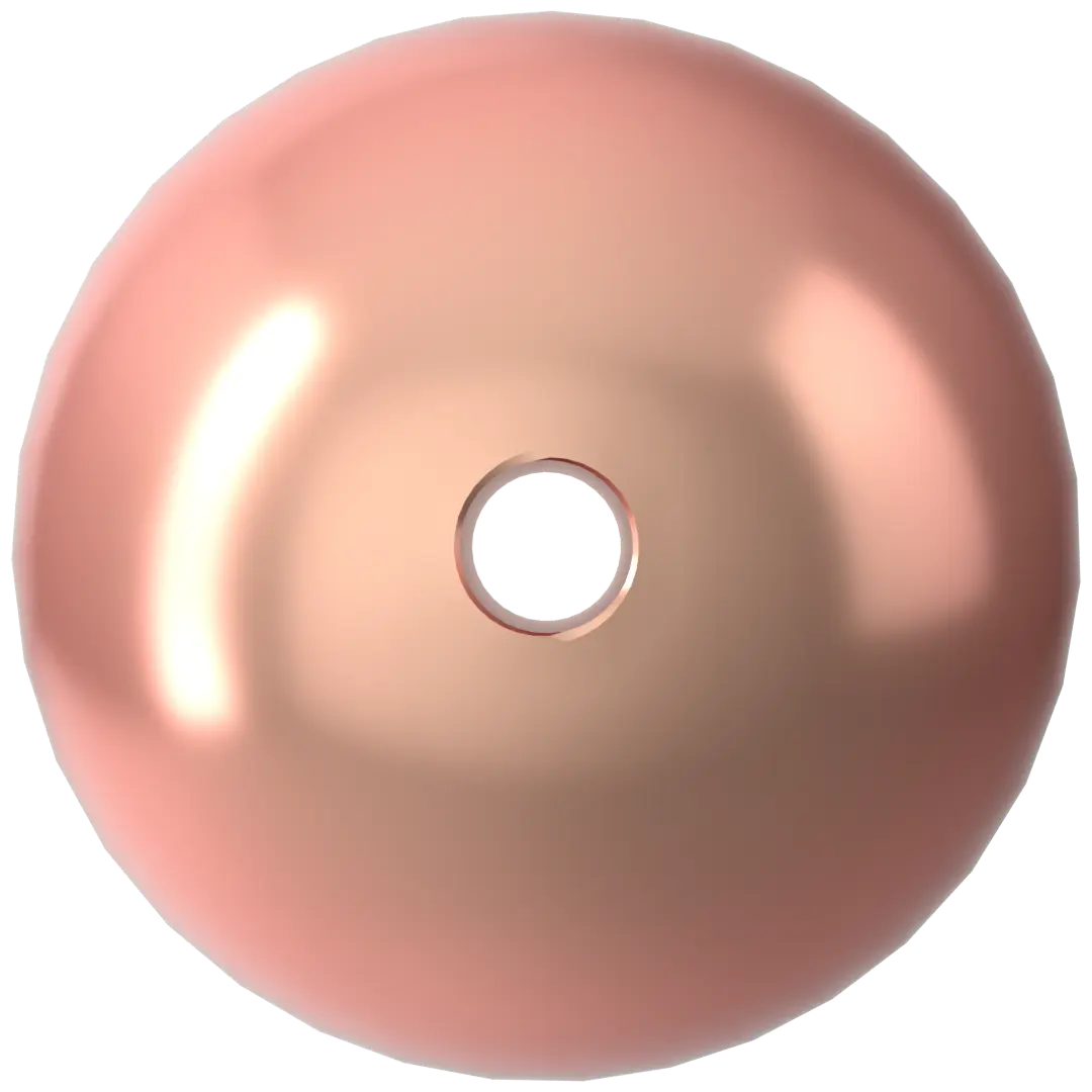 Swarovski Pearls Round (5810) Crystal Rose Peach