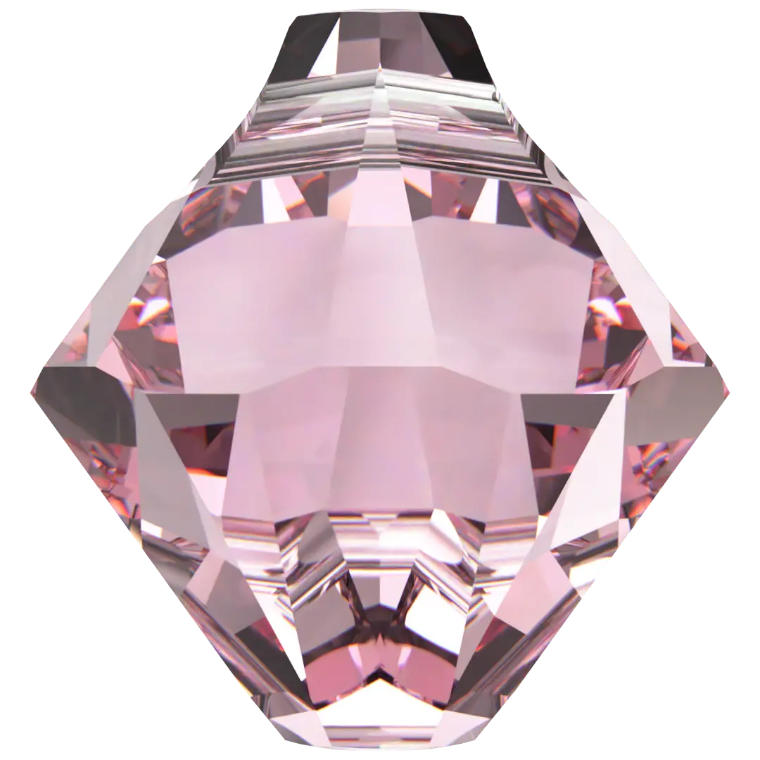 Swarovski Pendants Xilion Bicone (6328) Light Rose