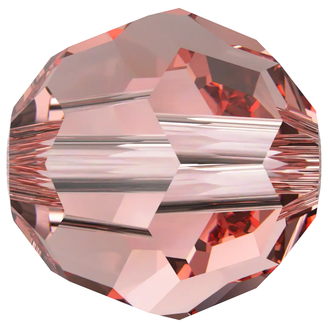 Swarovski Crystal Beads Round (5000) Rose Peach