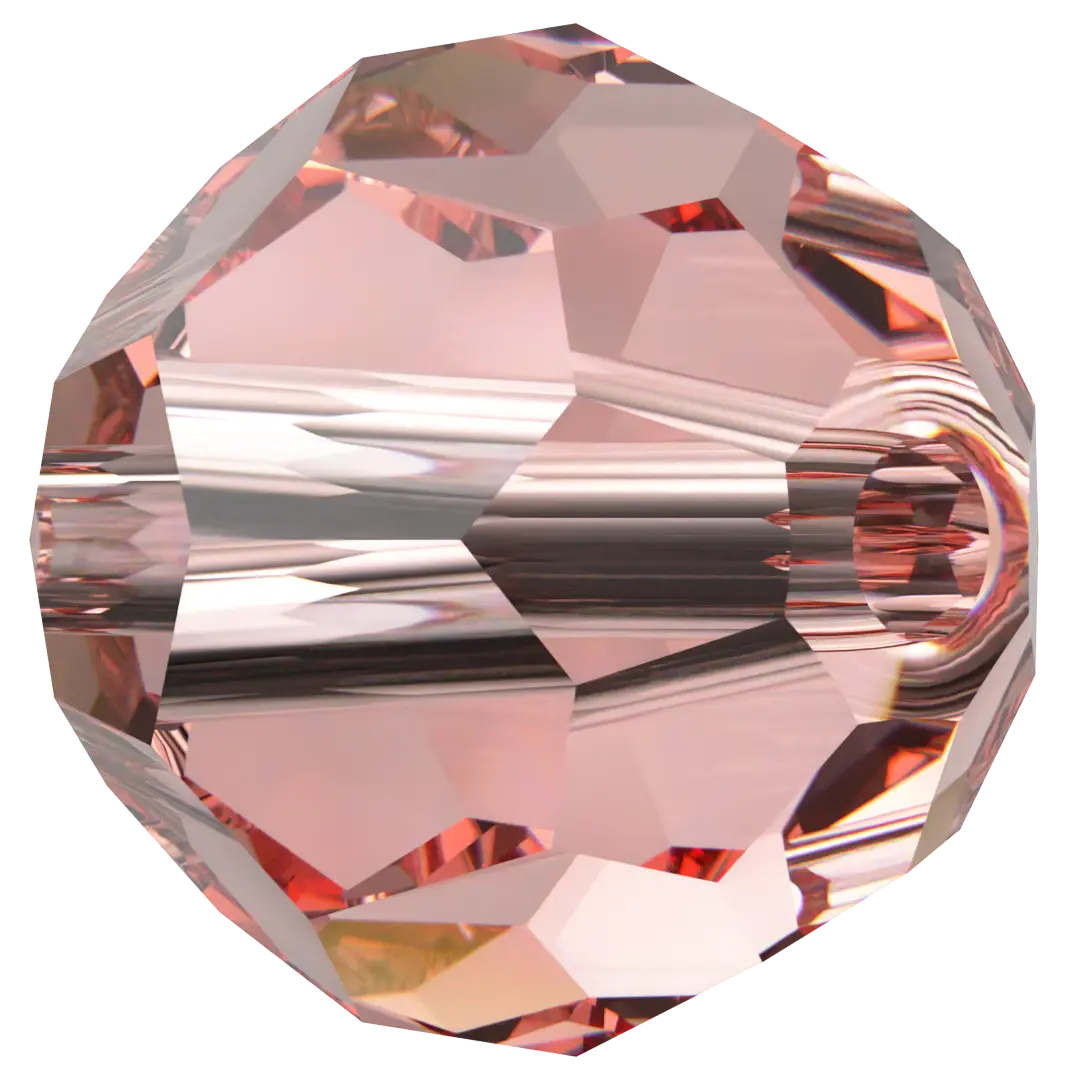 Swarovski Crystal Beads Round (5000) Rose Peach