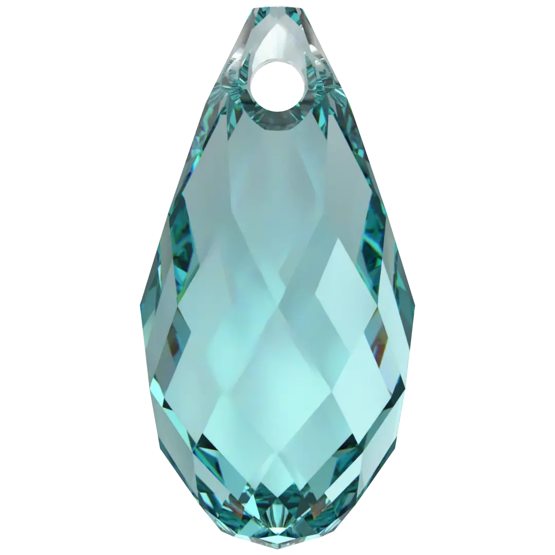 Swarovski Pendants Briolette (6010) Light Turquoise