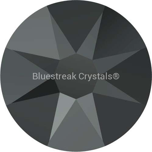 Swarovski Flat Back Crystals Rhinestones Non Hotfix (2000, 2058 & 2088) Jet Hematite UNFOILED-Swarovski Flatback Rhinestones Crystals (Non Hotfix)-SS5 (1.8mm) - Pack of 50 (End of Line)-Bluestreak Crystals