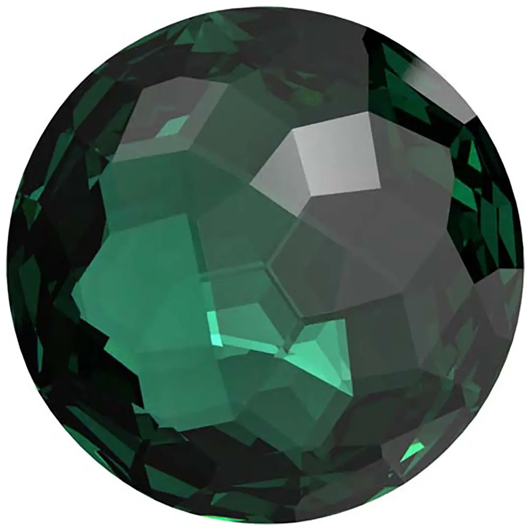 Serinity Chatons Round Stones Thin (1383) Emerald