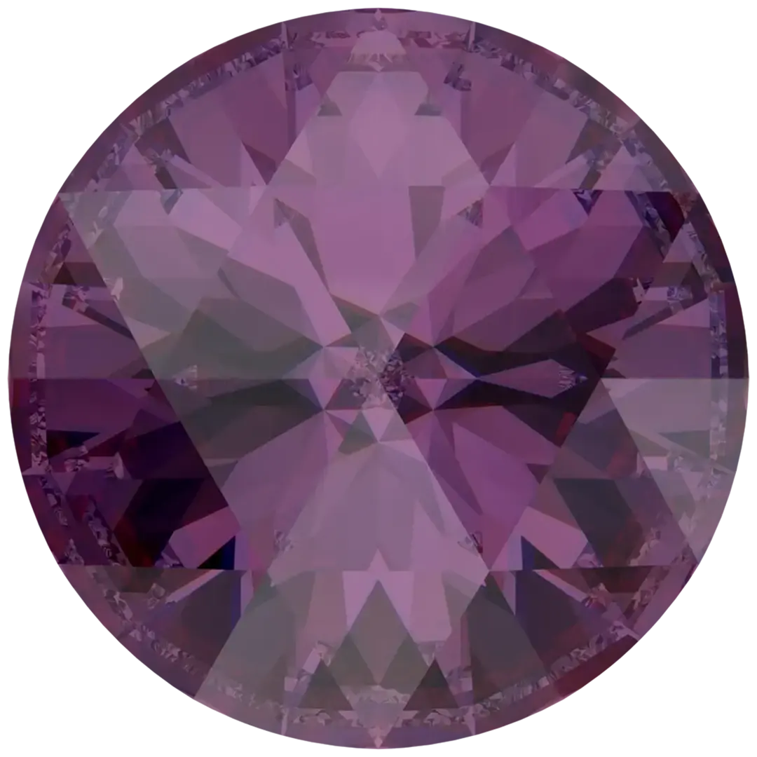 Serinity Chatons Round Stones Rose Cut (1401) Amethyst Ignite UNFOILED