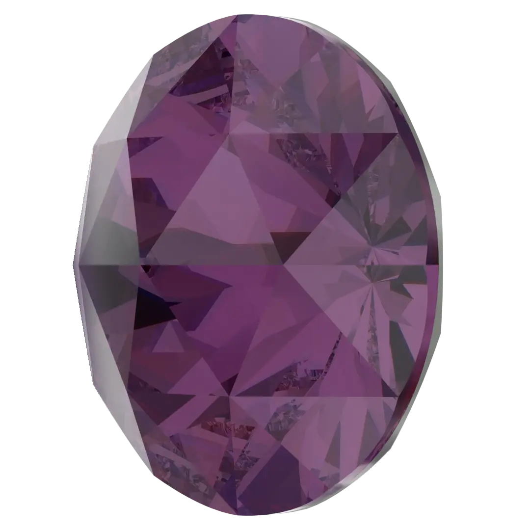 Serinity Chatons Round Stones Rose Cut (1401) Amethyst Ignite UNFOILED