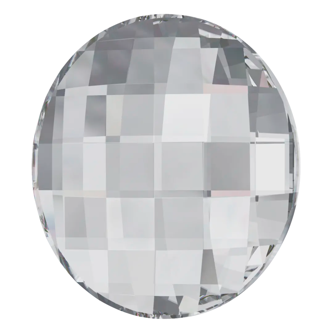 Serinity Flat Back Crystals Non Hotfix Chessboard Circle (2035) Crystal