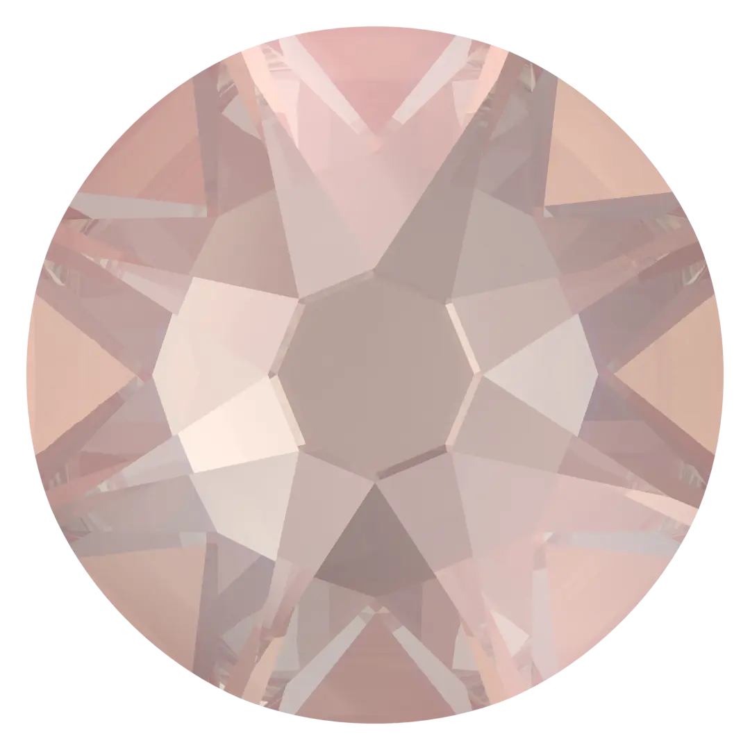 Serinity Flat Back Crystals Non Hotfix (2000, 2058 & 2088) Crystal Dusty Pink Delite UNFOILED