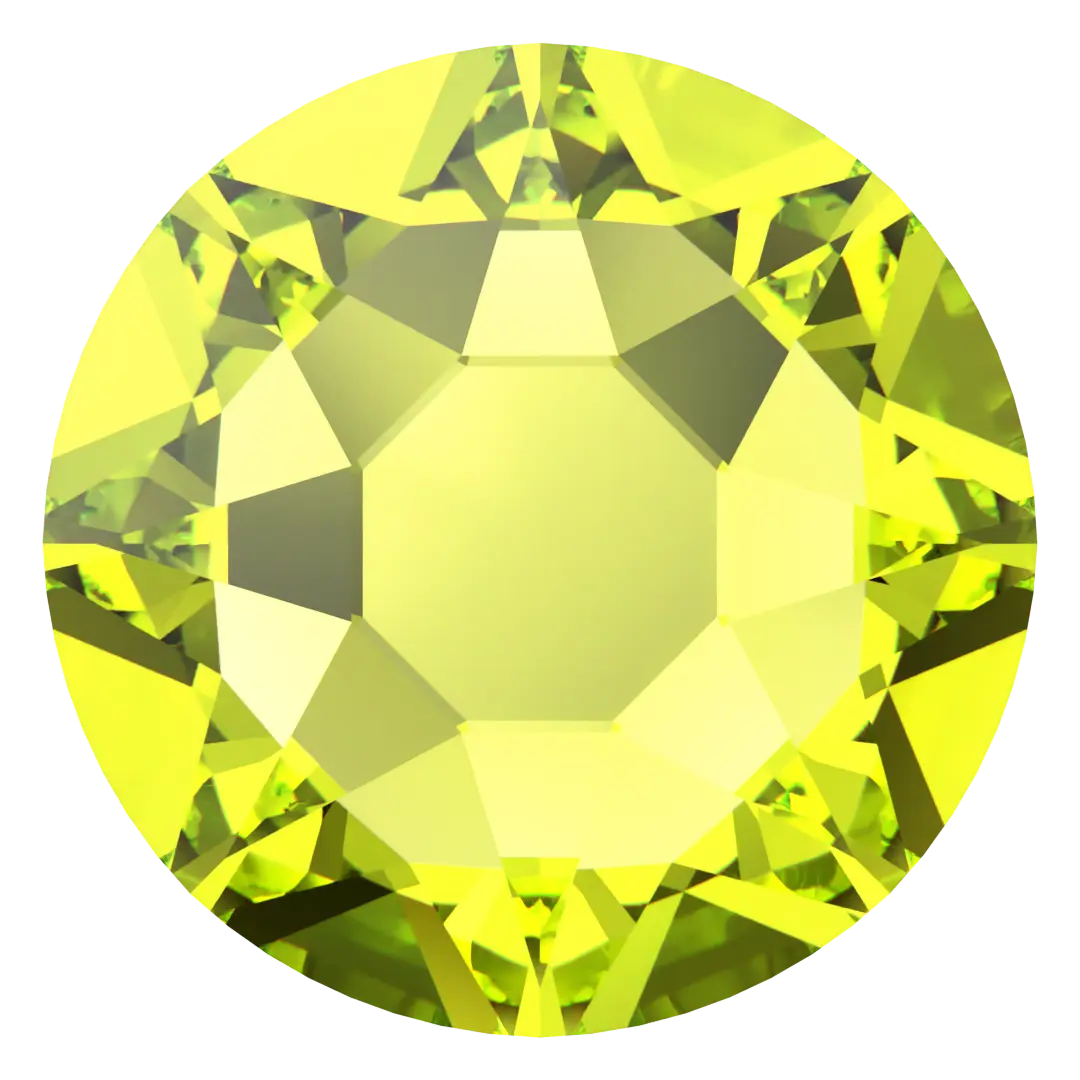 Swarovski Hotfix Flat Back Crystals (2000, 2038 & 2078) Citrus Green