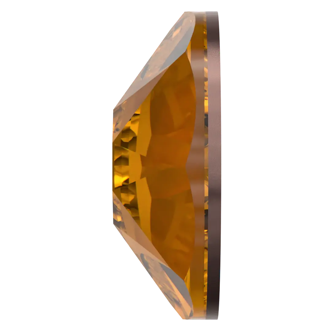 Serinity Flat Back Crystals Non Hotfix (2000, 2058 & 2088) Light Amber