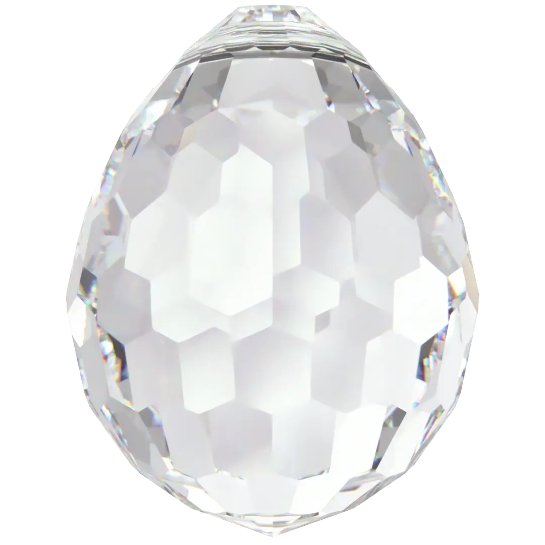 Swarovski Pendants Oval Disco (6002) Crystal