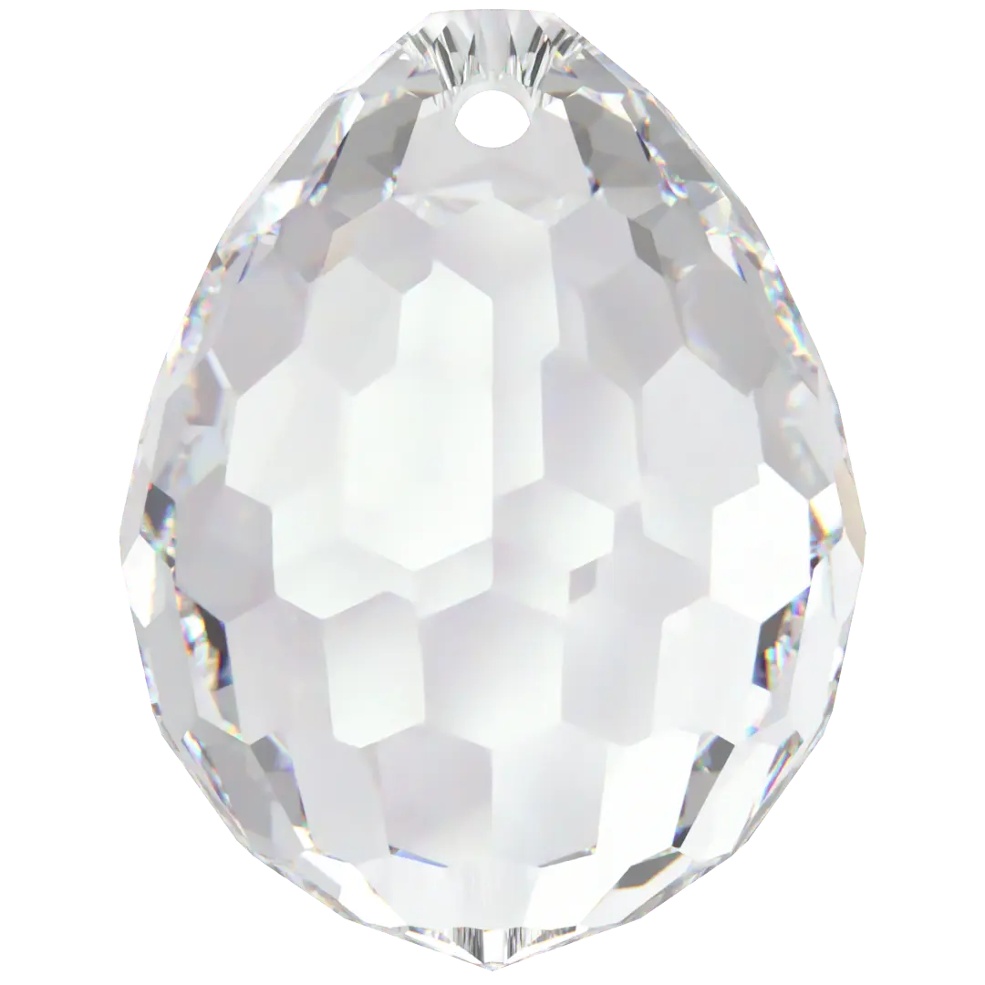 Swarovski Pendants Oval Disco (6002) Crystal