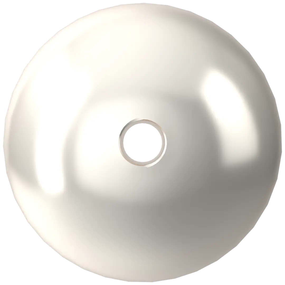 Swarovski Pearls Round (5810) Crystal White