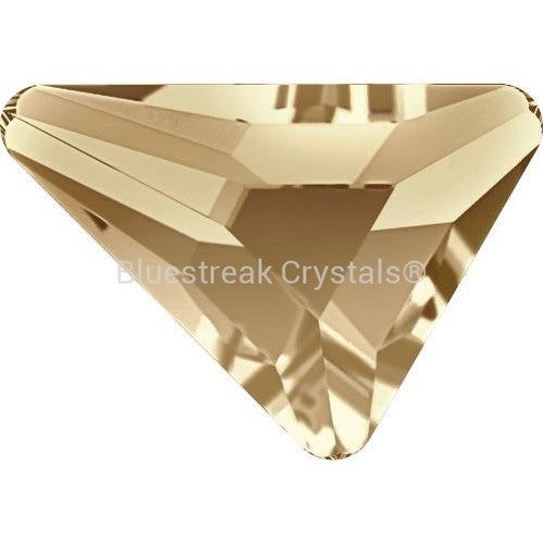 Swarovski Flat Back Crystals Non Hotfix Triangle Beta (2739) Crystal Golden Shadow