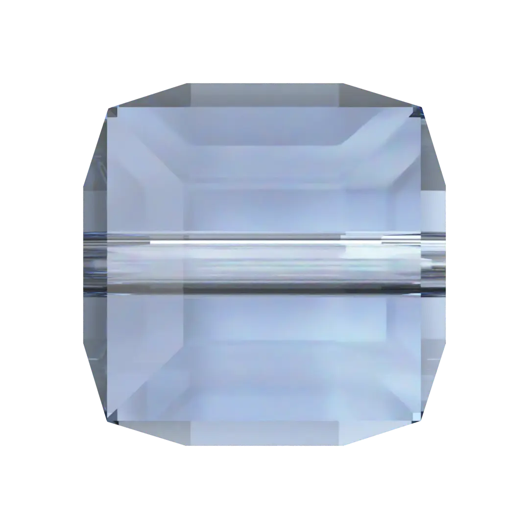 Swarovski Crystal Beads Cube (5601) Light Sapphire