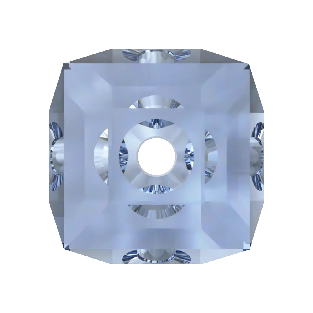 Swarovski Crystal Beads Cube (5601) Light Sapphire