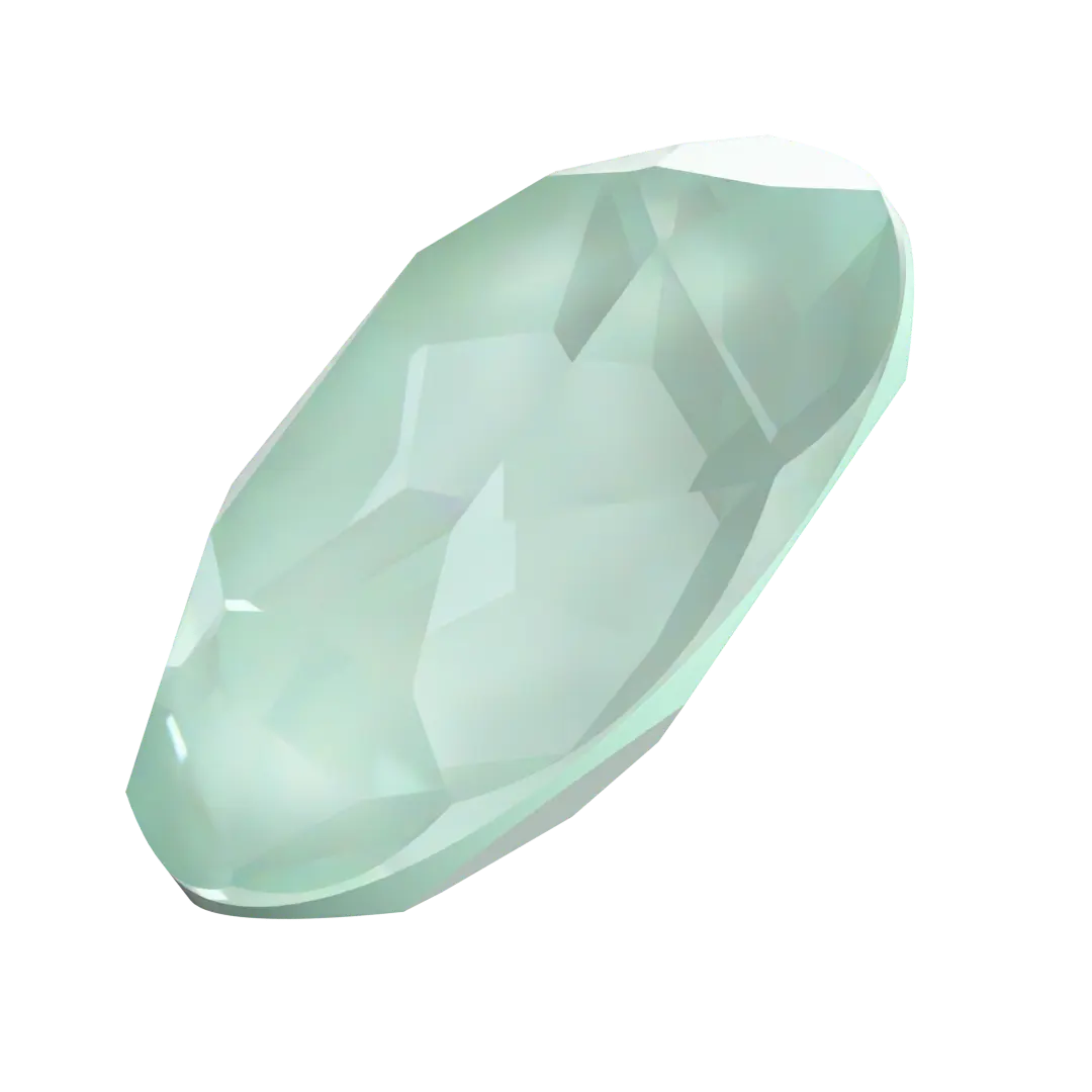 Swarovski Fancy Stones Oval (4120) Crystal Soft Mint Ignite