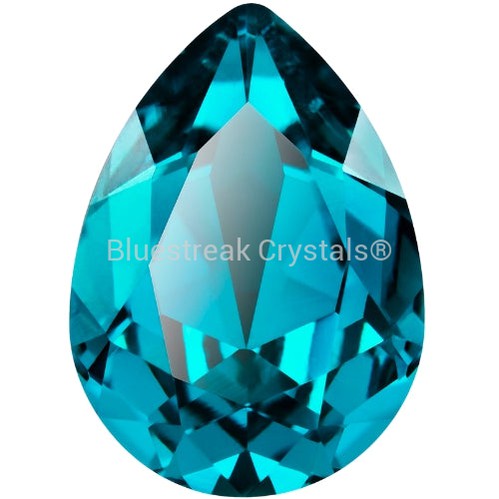 Preciosa Fancy Stones Baroque Pear Blue Zircon