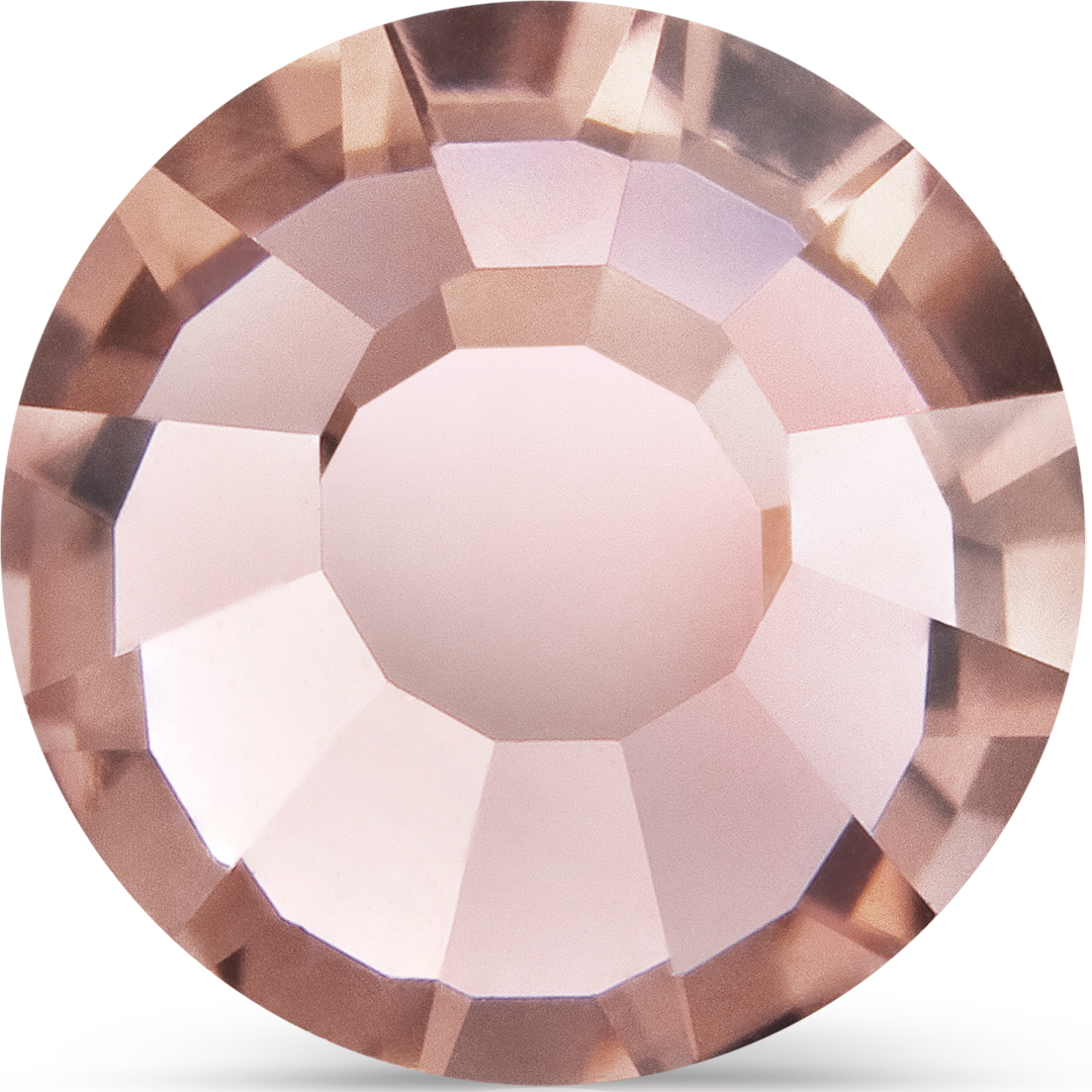 Preciosa Flat Back Crystals Non Hotfix (MAXIMA) Dusty Rose