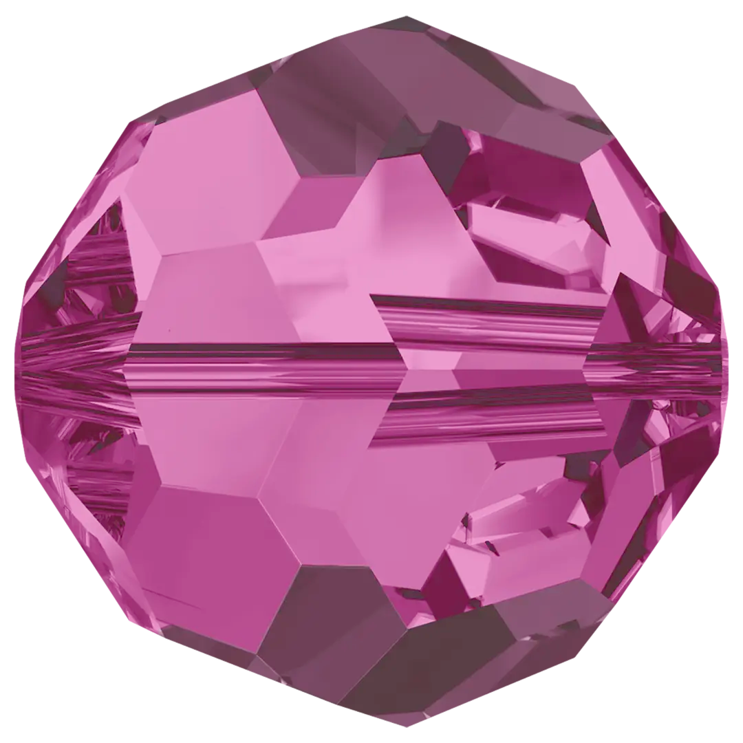 Swarovski Crystal Beads Round (5000) Fuchsia