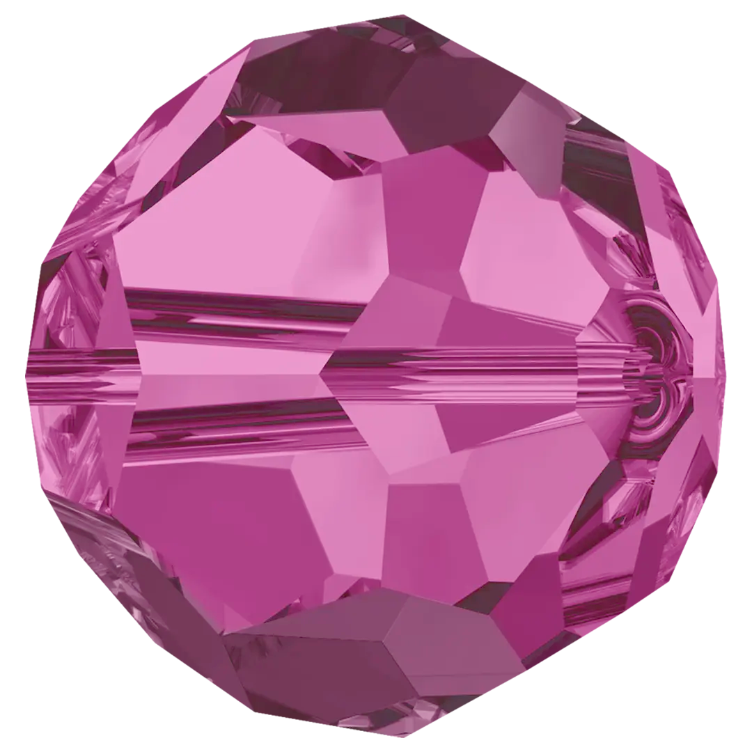 Swarovski Crystal Beads Round (5000) Fuchsia