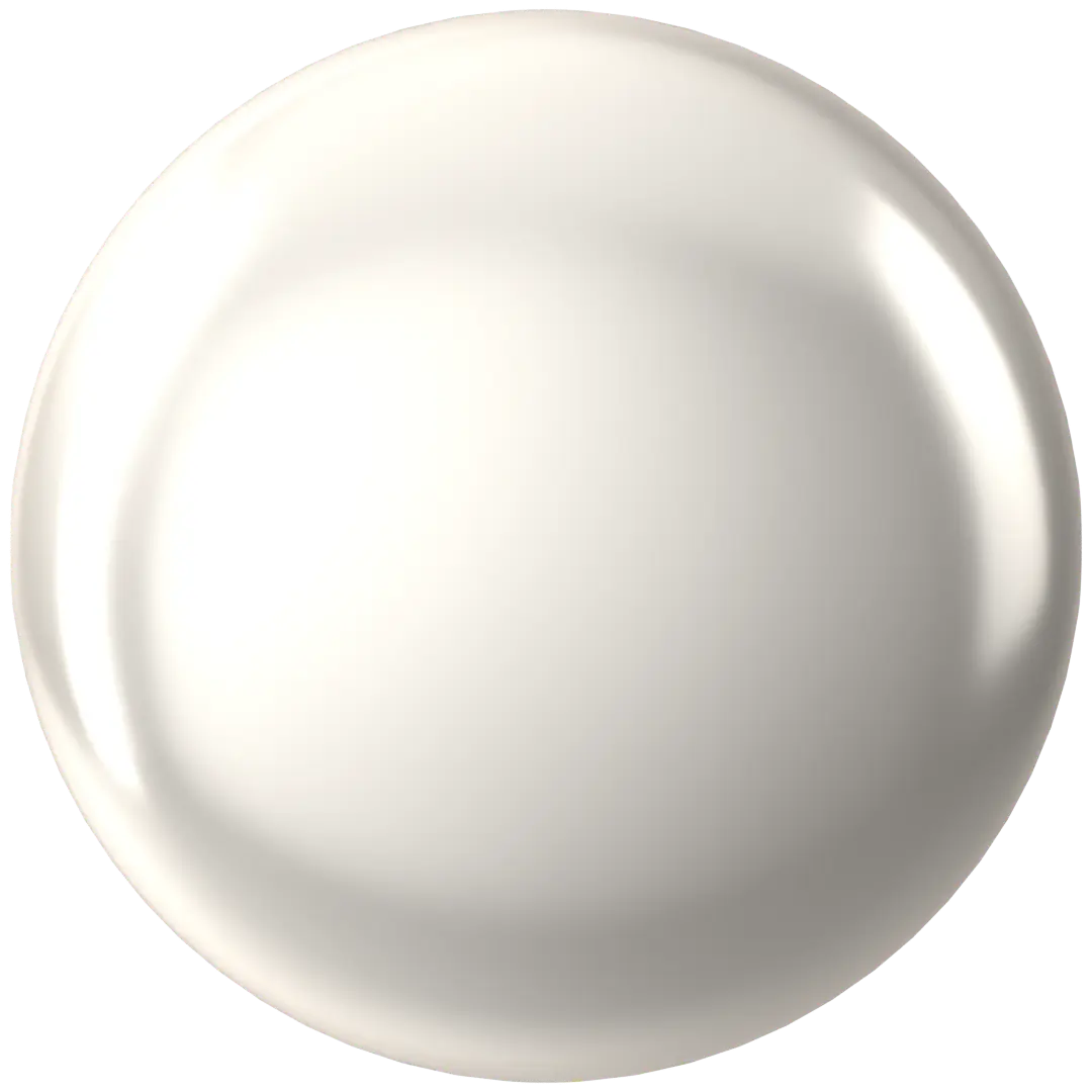 Swarovski Pearls Coin (5860) Crystal White