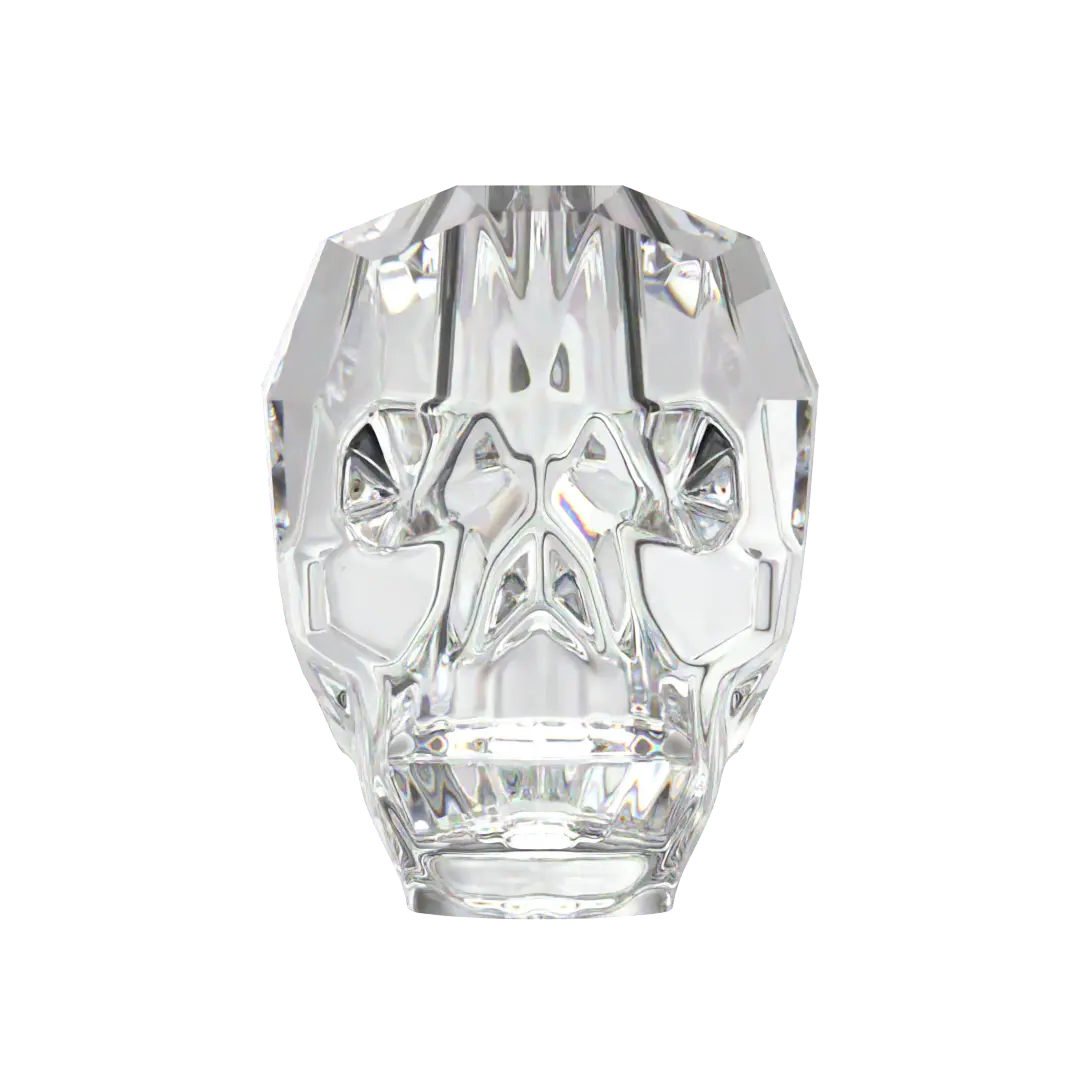 Swarovski Crystal Beads Skull (5750) Crystal