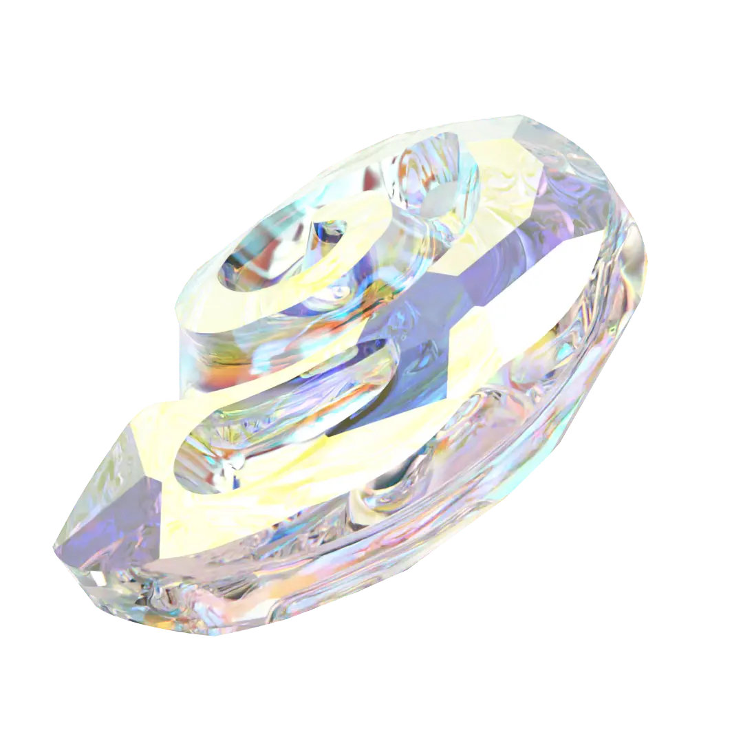 Swarovski Pendants Sea Snail (6731) Crystal AB