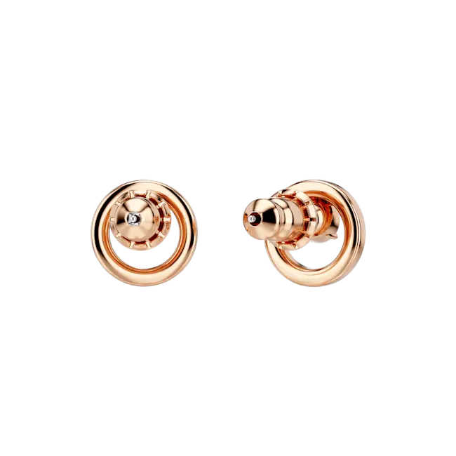 Swarovski Creativity Stud Earrings White Rose Gold-Tone Plated