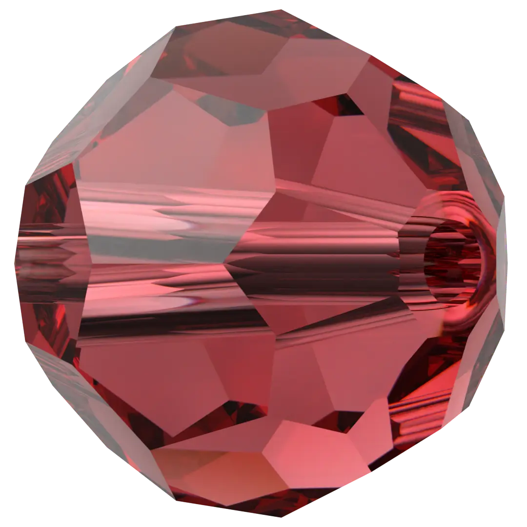 Swarovski Crystal Beads Round (5000) Scarlet