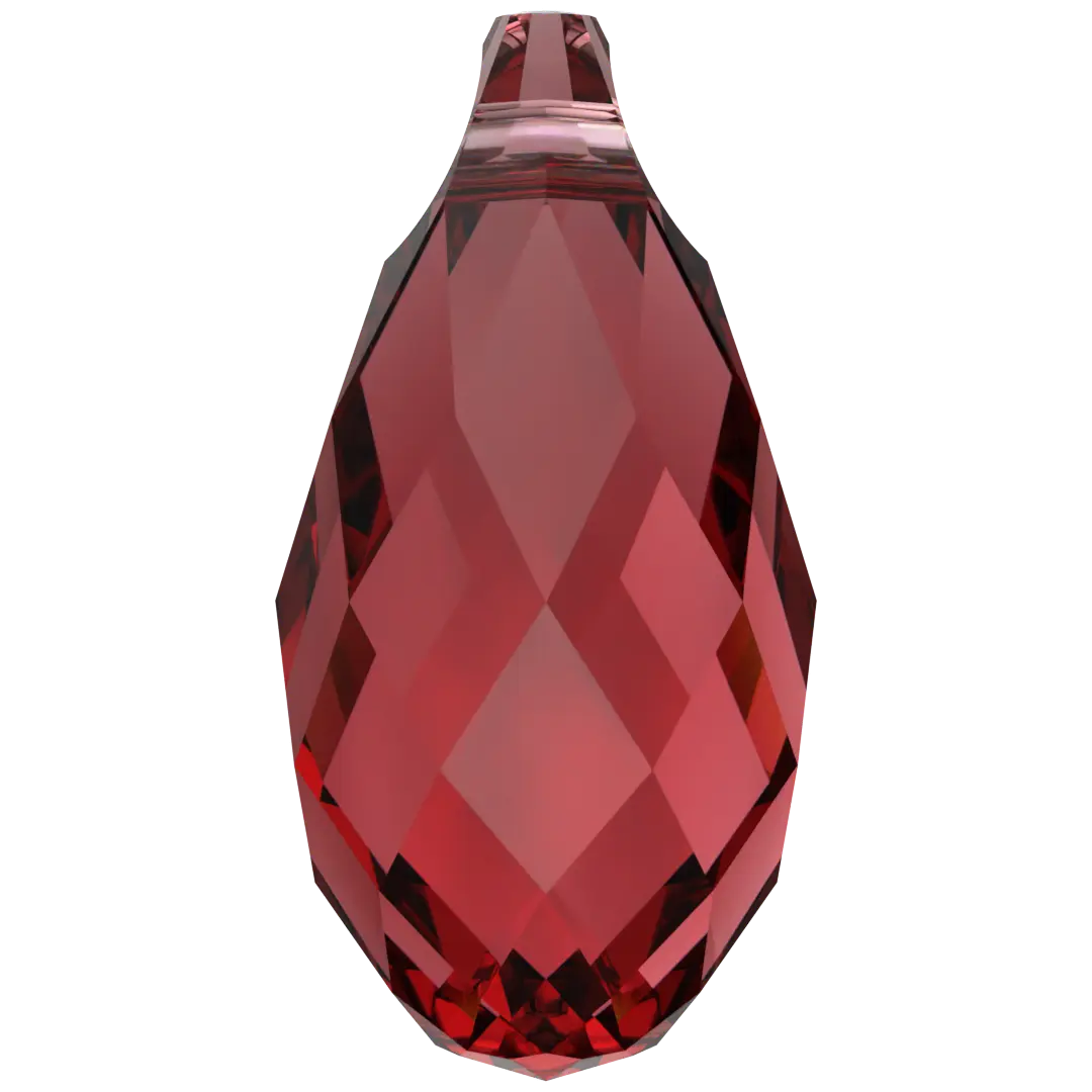 Swarovski Pendants Briolette (6010) Scarlet