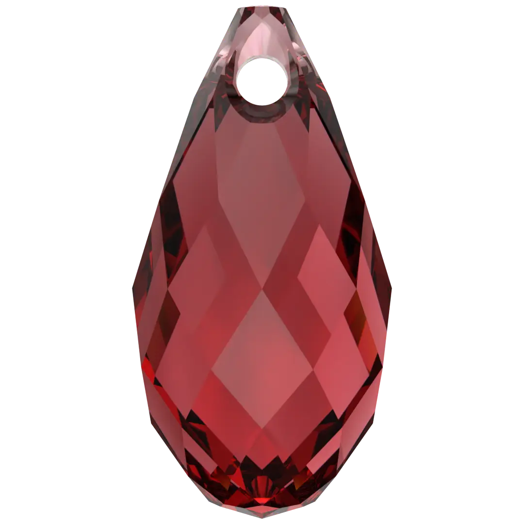 Swarovski Pendants Briolette (6010) Scarlet