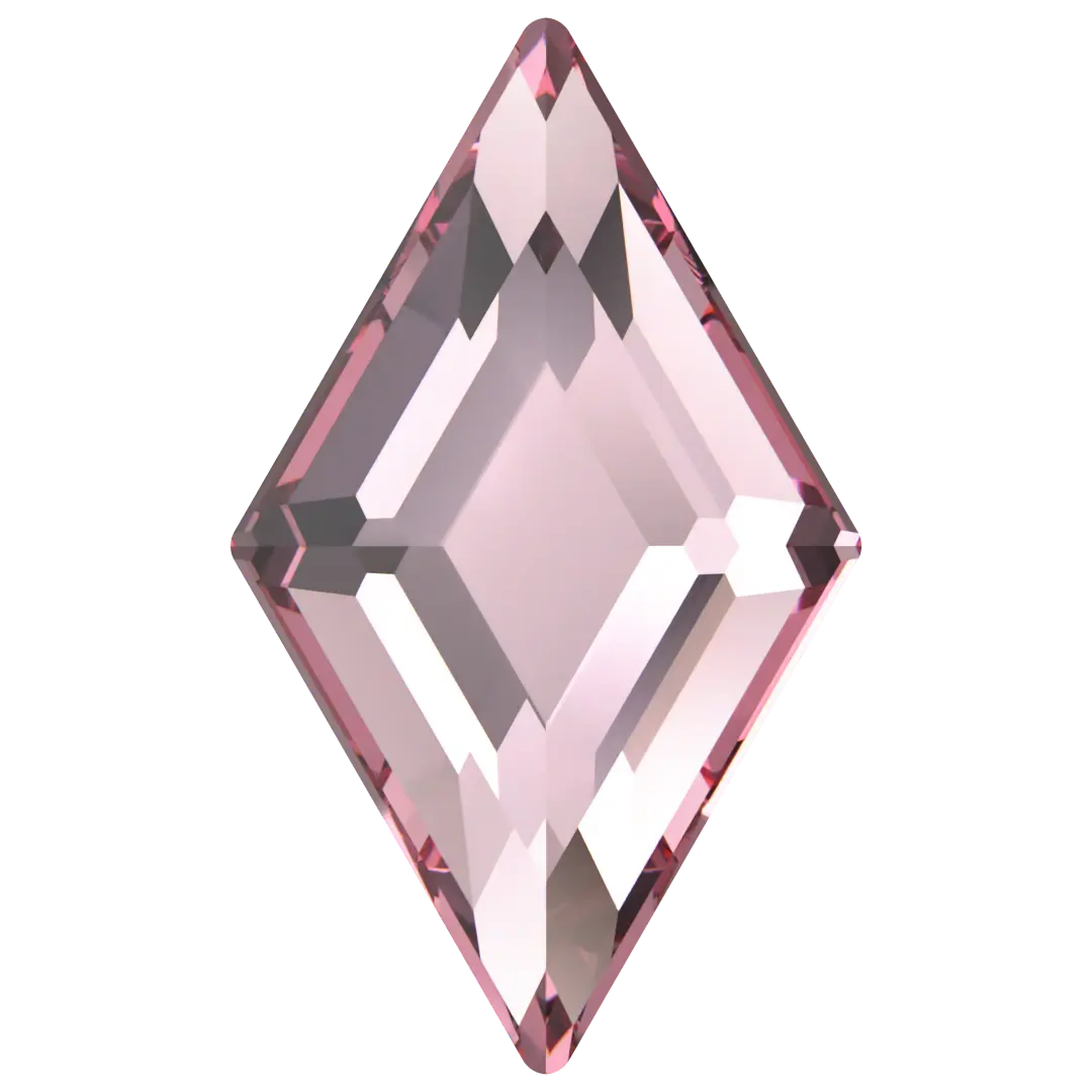 Serinity Flat Back Crystals Non Hotfix Diamond (2773) Light Rose