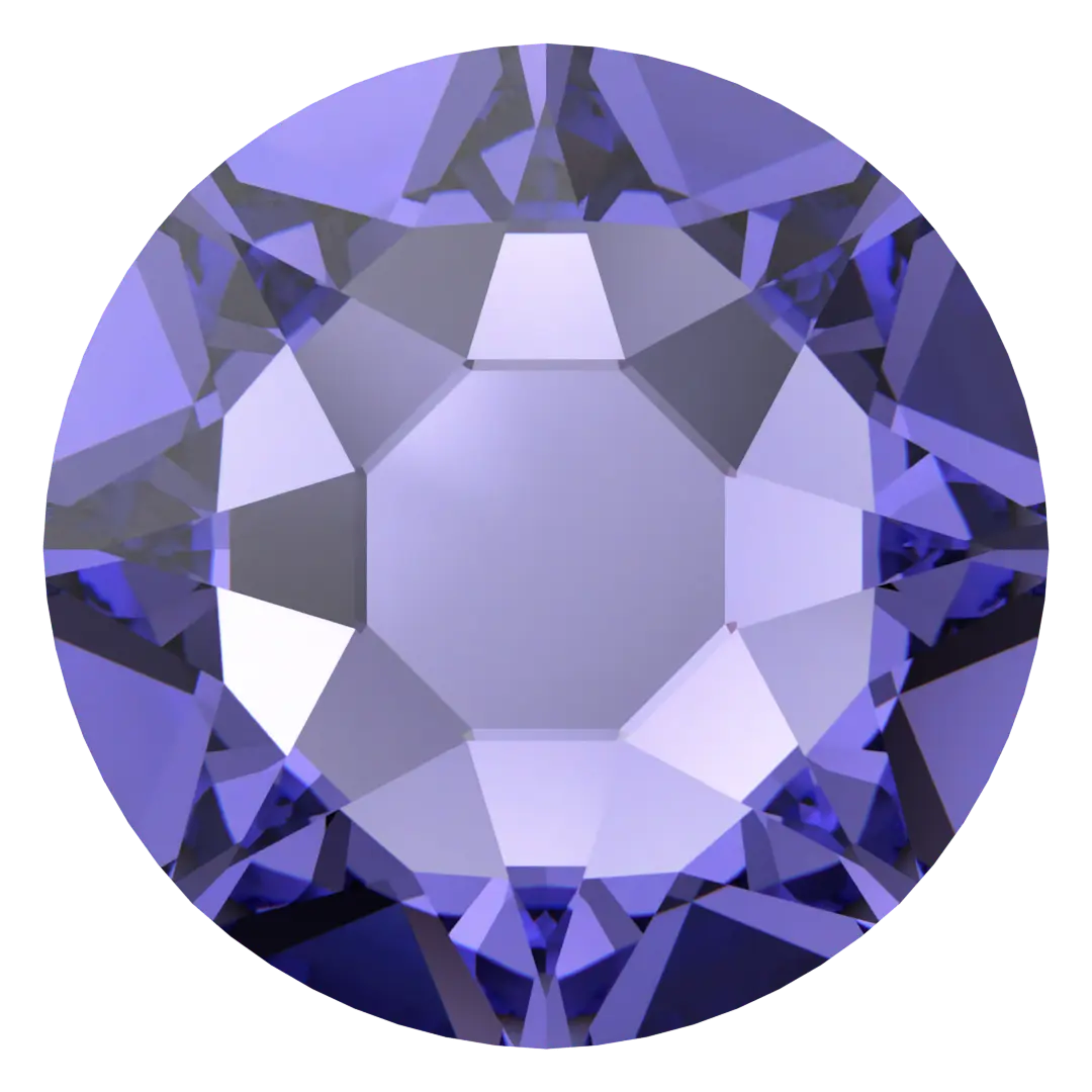 Serinity Flat Back Crystals Non Hotfix (2000, 2058 & 2088) Tanzanite