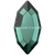 Serinity Flat Back Crystals Non Hotfix Navette (2200) Emerald