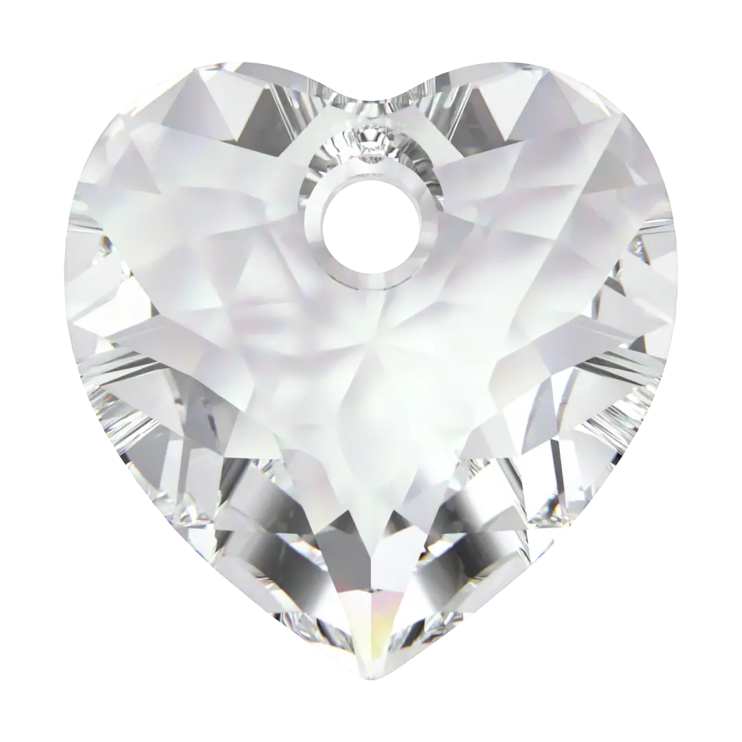 Swarovski Pendants Heart Cut (6432) Crystal