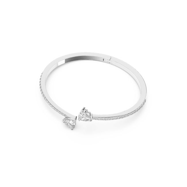 Swarovski Mesmera Bangle Heart White Rhodium Plated